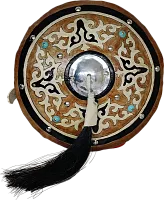 Altyn Adam shield, round